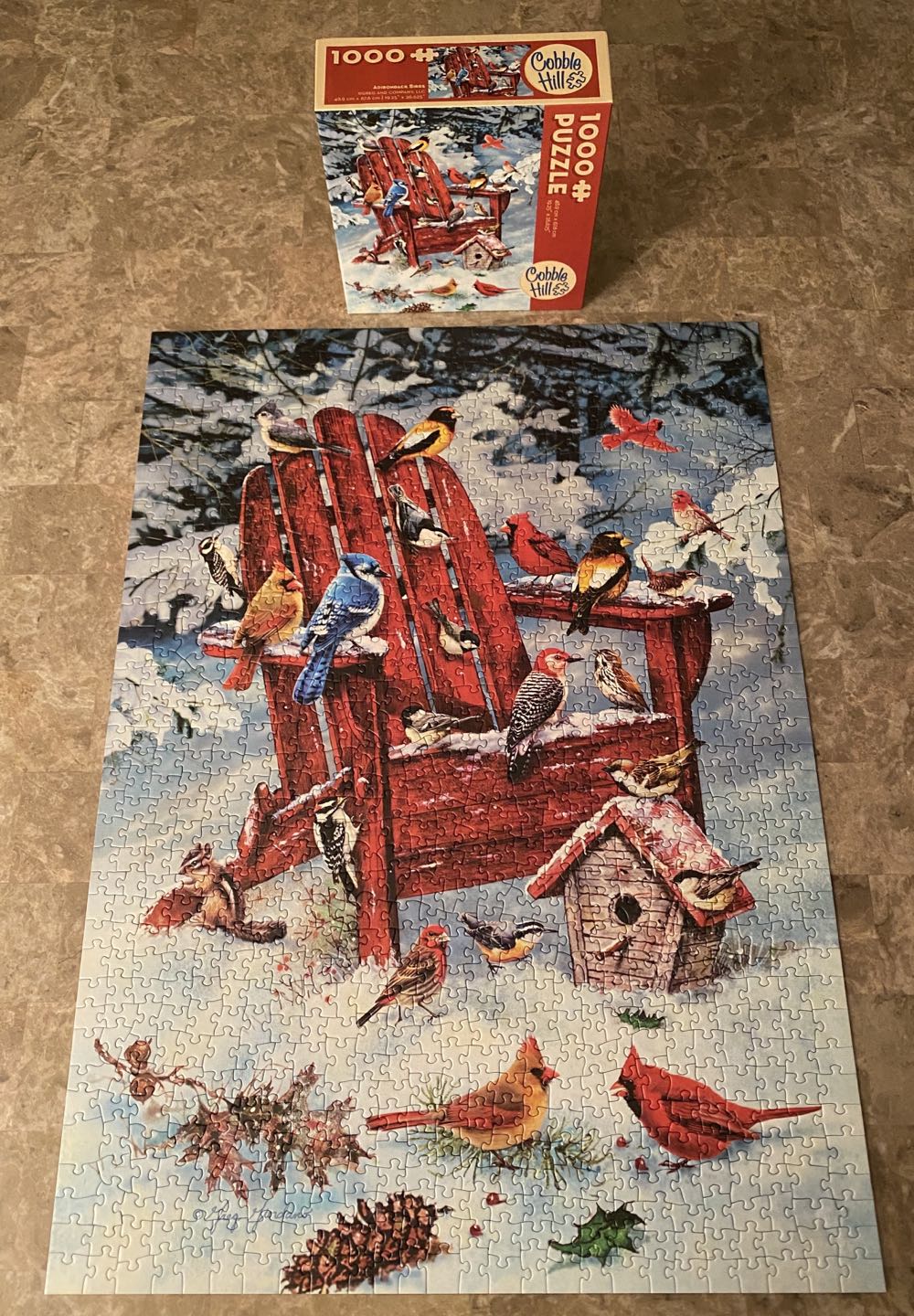 Adirondack Birds - Cobble Hill puzzle collectible [Barcode 625012571685] - Main Image 2