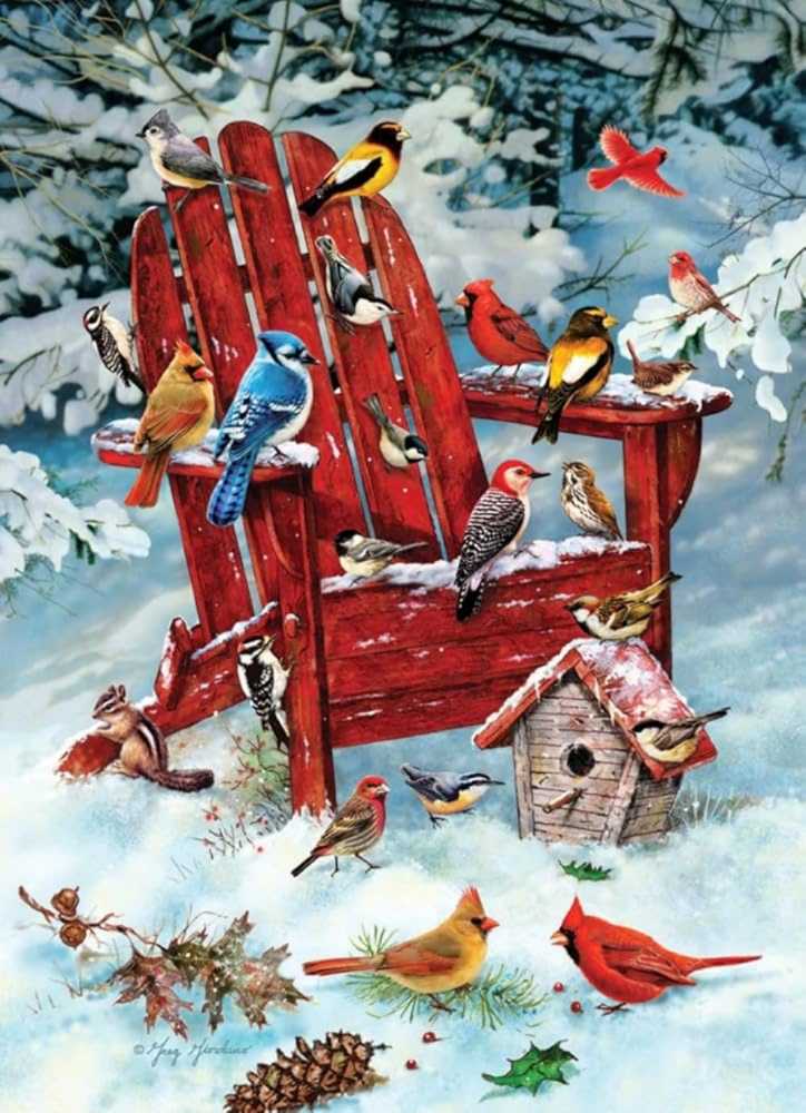 Adirondack Birds - Cobble Hill puzzle collectible [Barcode 625012571685] - Main Image 3