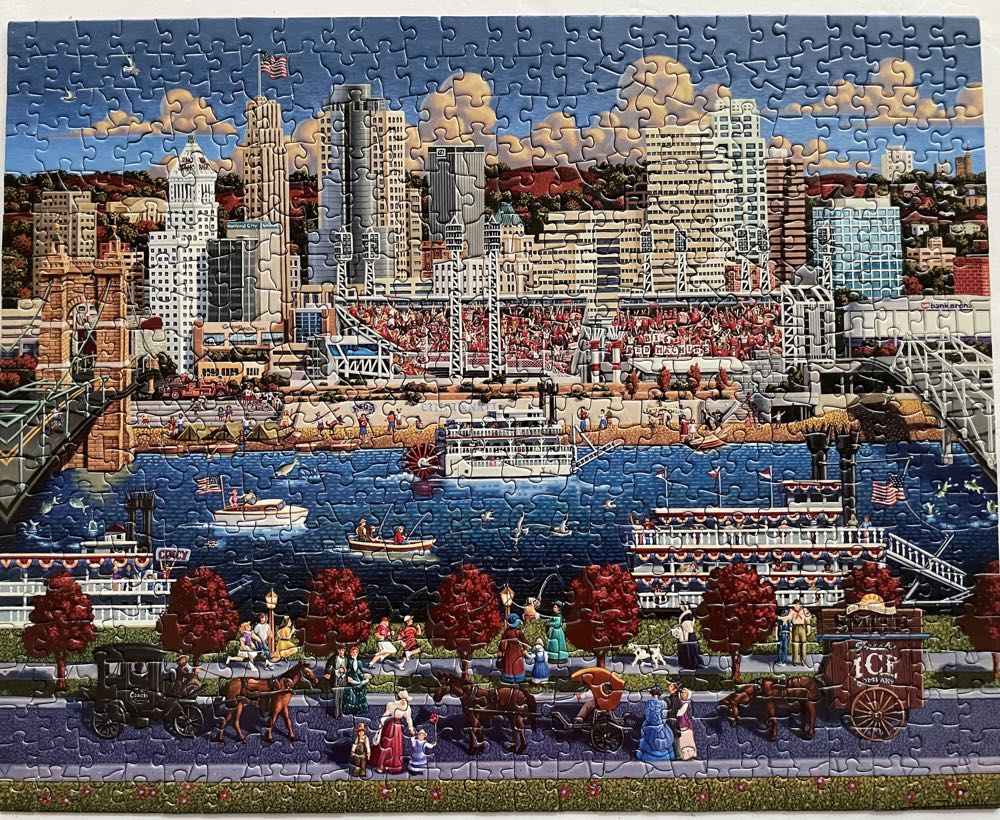 Cincinnati-TRADED - Dowdle puzzle collectible - Main Image 2