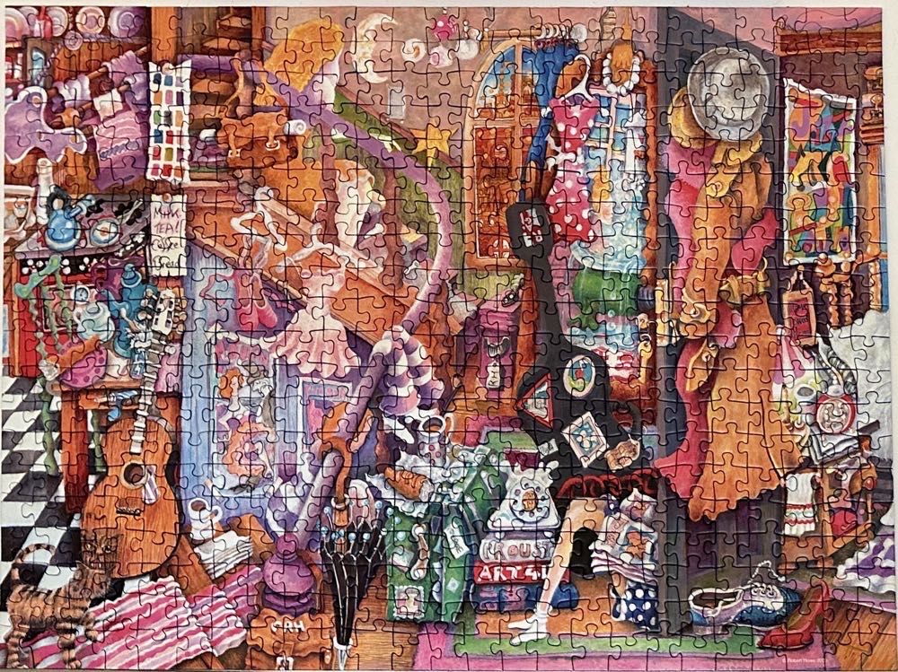 The Florists Workbench-Jennifer - Ravensburger puzzle collectible [Barcode 4005556153060] - Main Image 4