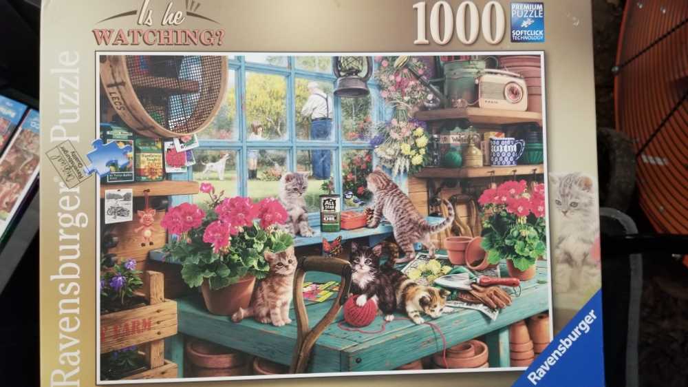 Is He Watching - Ravensburger puzzle collectible [Barcode 4005556195527] - Main Image 2