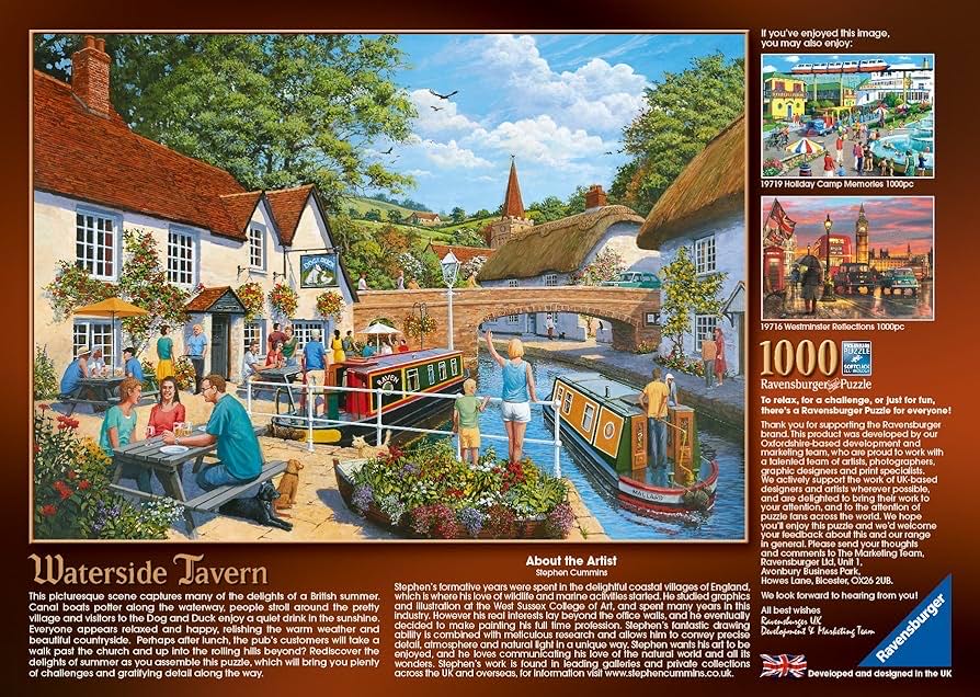 Waterside Tavern - Ravensburger puzzle collectible [Barcode 4005556196951] - Main Image 4