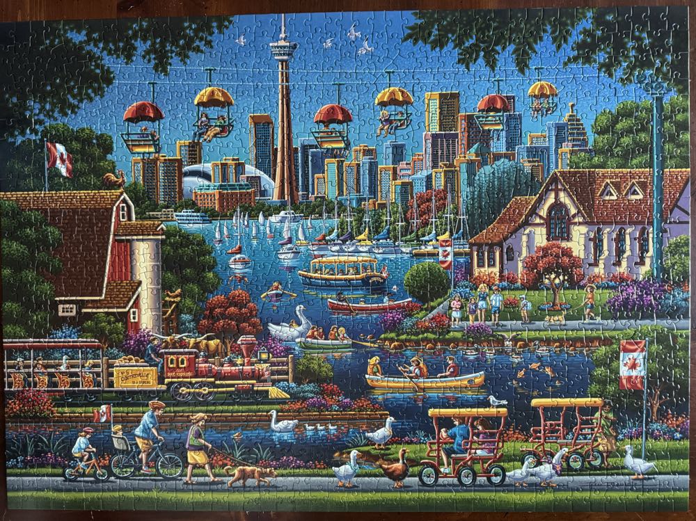 Dowdle: Toronto Island - Dowdle puzzle collectible [Barcode 671095402200] - Main Image 2