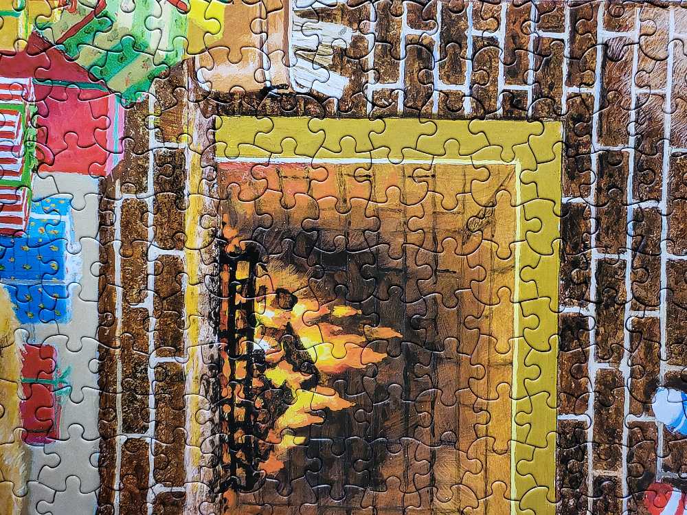 Christmas Eve - White Mountain Puzzles puzzle collectible [Barcode 724819264209] - Main Image 3