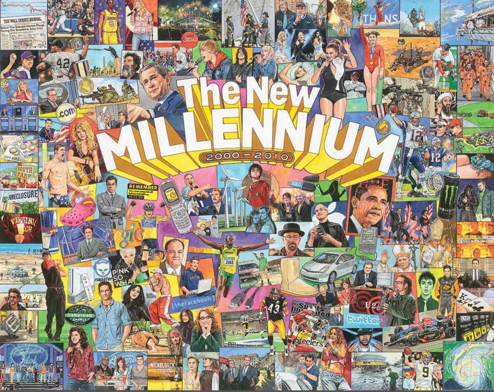 The New Millennium - White Mountain puzzle collectible [Barcode 724819261376] - Main Image 2