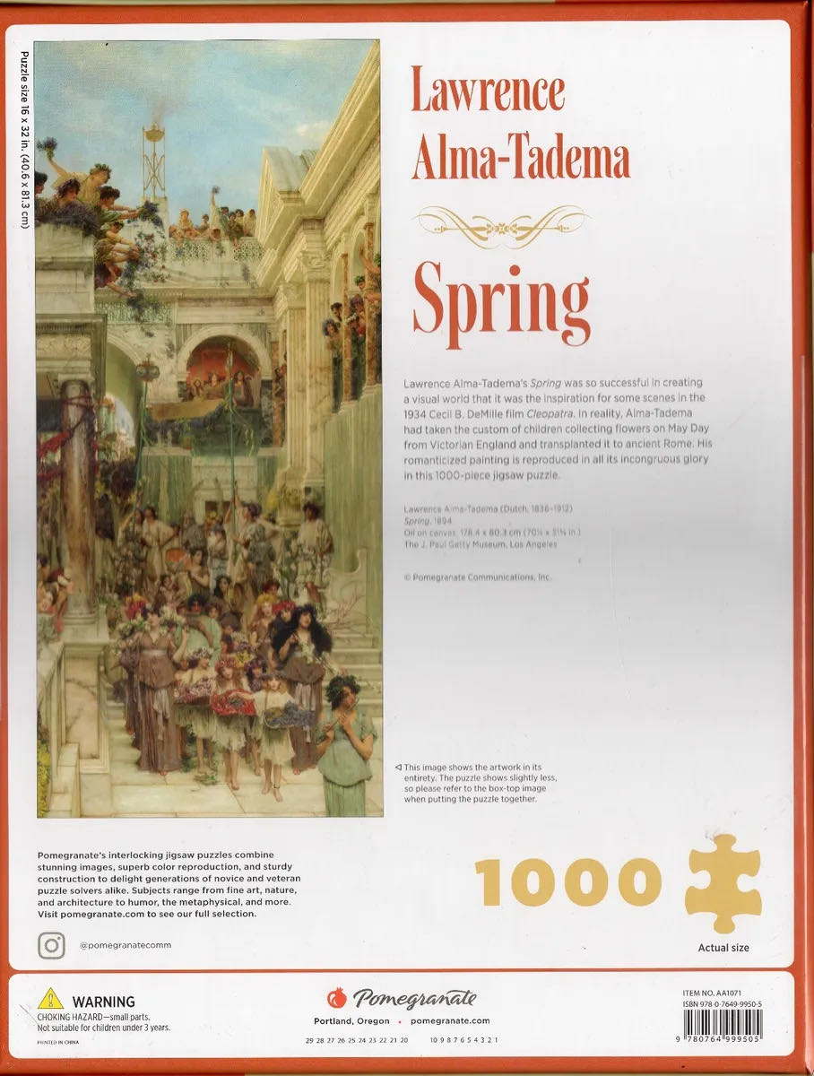 Spring - Pomegranate puzzle collectible [Barcode 9780764999505] - Main Image 3