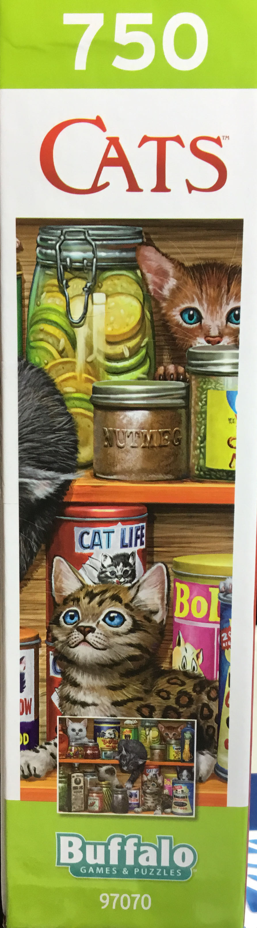 Cats: Spice Rack Kittens - Buffalo puzzle collectible [Barcode 079346172757] - Main Image 2
