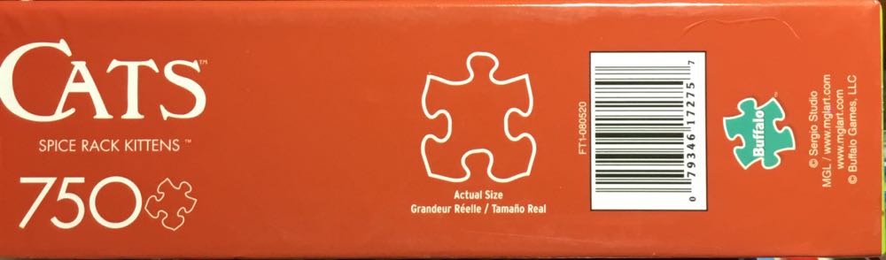 Cats: Spice Rack Kittens - Buffalo puzzle collectible [Barcode 079346172757] - Main Image 4