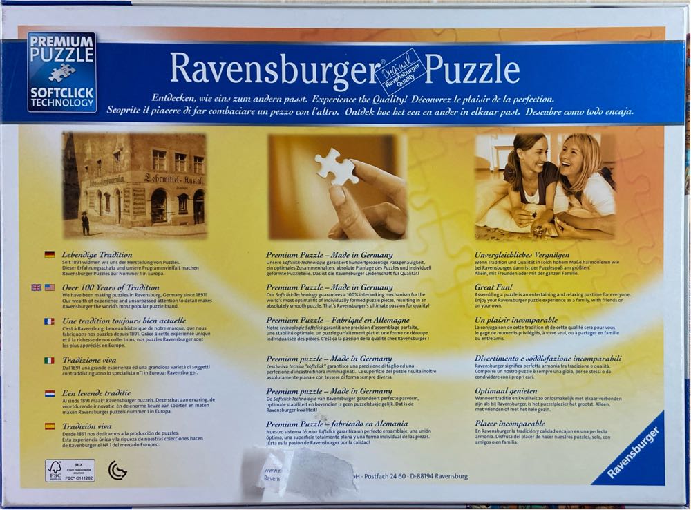 Seamstress Shop - Ravensburger puzzle collectible [Barcode 4005556152766] - Main Image 4