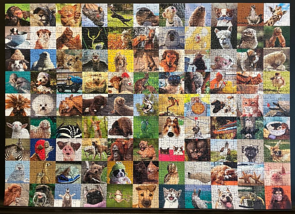 SOLD - 99 Funny Animals - Ravensburger puzzle collectible [Barcode 4005556824908] - Main Image 2