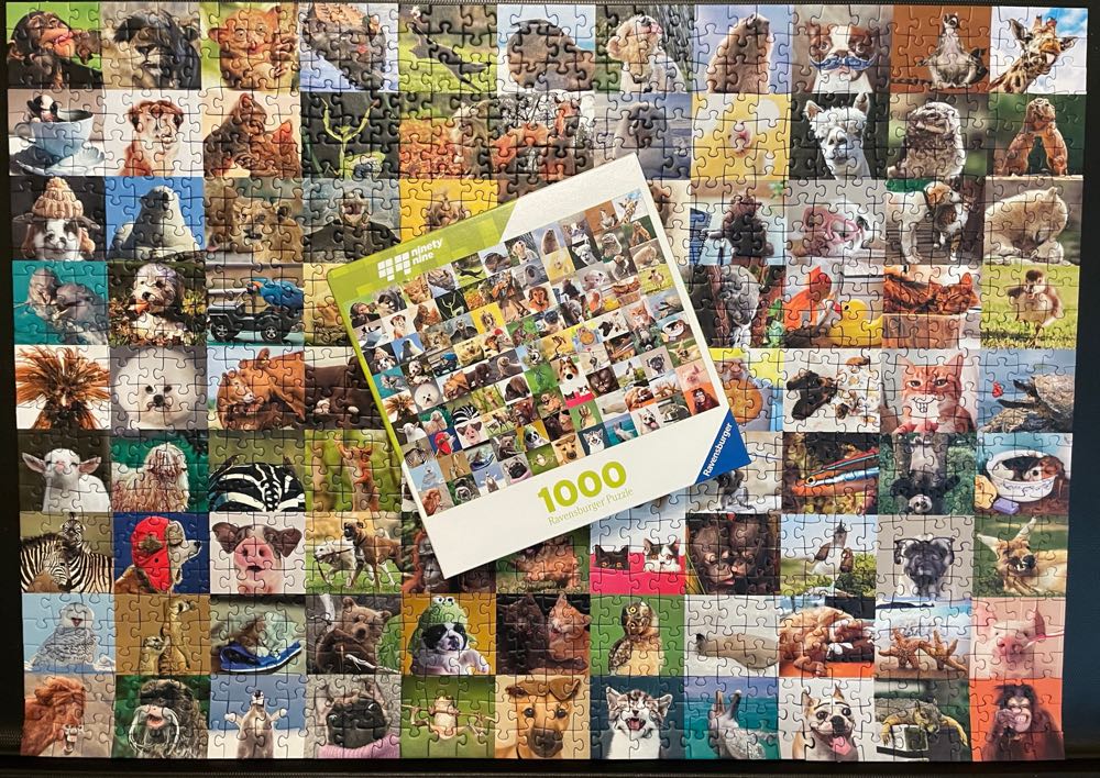 SOLD - 99 Funny Animals - Ravensburger puzzle collectible [Barcode 4005556824908] - Main Image 3
