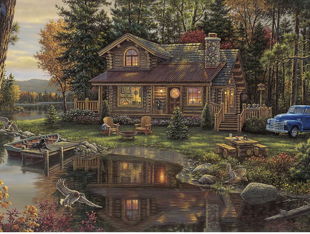 Peace Like A River - Buffalo Games puzzle collectible [Barcode 079346116119] - Main Image 2