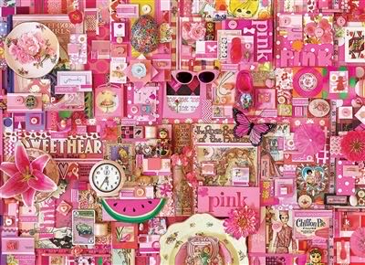 Pink - Missing A Piece - Cobble Hill puzzle collectible [Barcode 625012801454] - Main Image 2