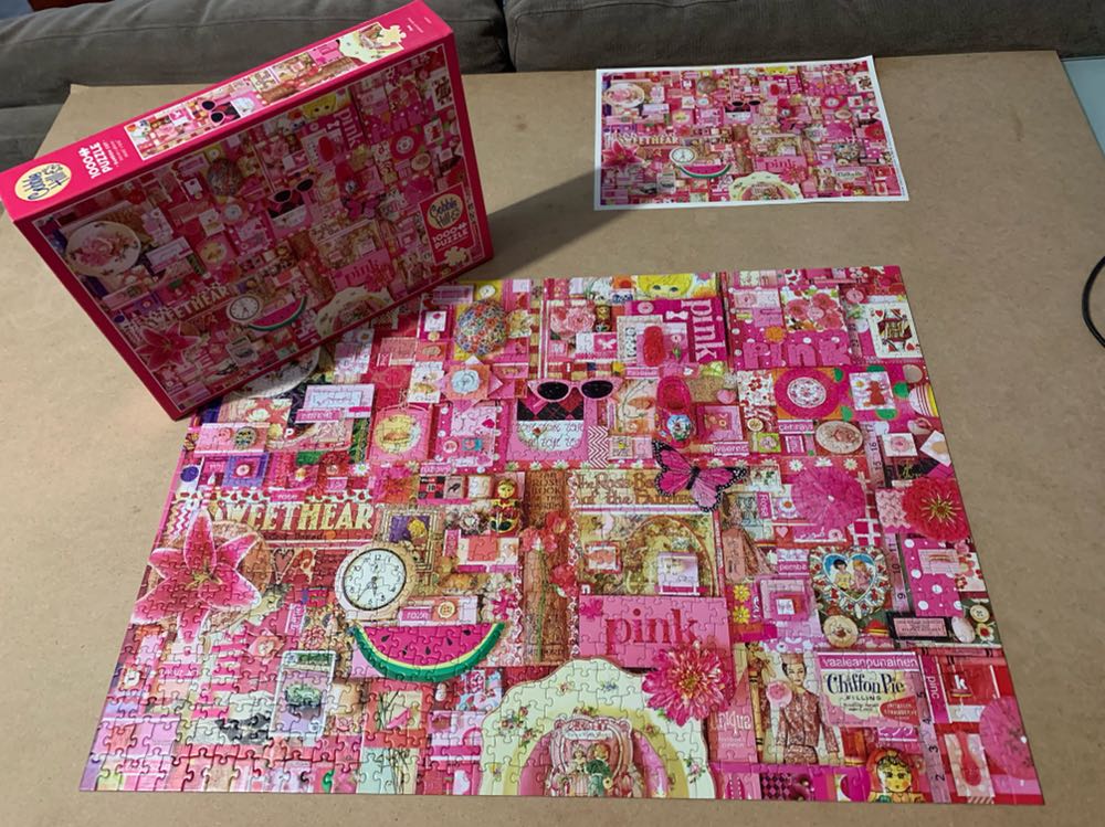 Pink - Missing A Piece - Cobble Hill puzzle collectible [Barcode 625012801454] - Main Image 4