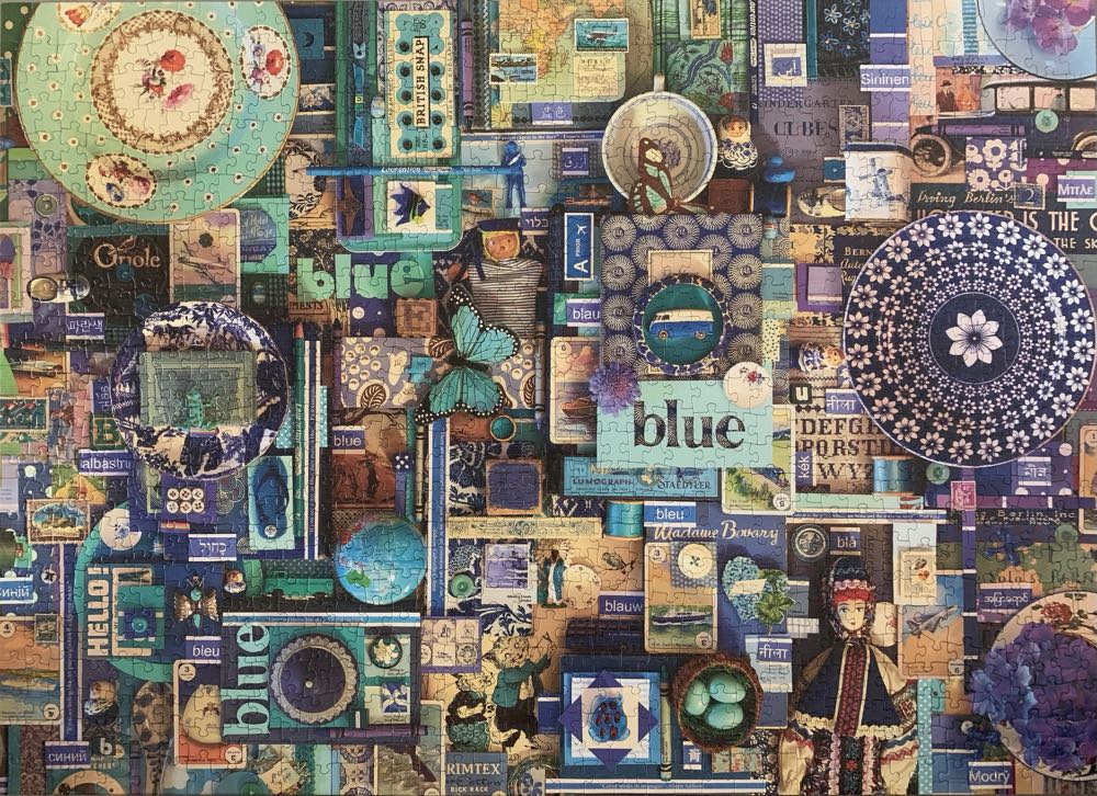 Blue - Cobble Hill Puzzle Company puzzle collectible [Barcode 625012801508] - Main Image 3