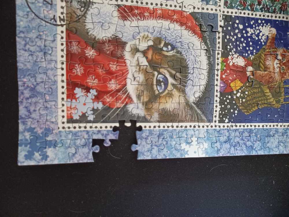 Christmas cat stamp collection - Anatolian 🇹🇷 puzzle collectible [Barcode 8698543111035] - Main Image 3