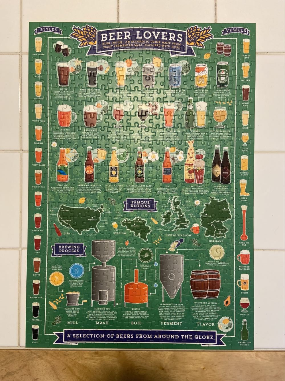 Beer Lovers Jigsaw Puzzle - Ridley’s puzzle collectible [Barcode 5055923773093] - Main Image 2