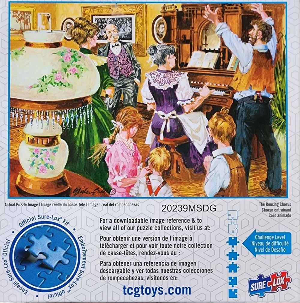 The Rousing Chorus - Sure-lox puzzle collectible [Barcode 686141447821] - Main Image 3