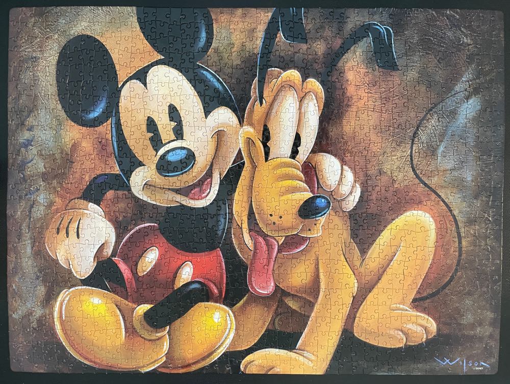 Mickey And Pluto - Disney Parks Signature Puzzle puzzle collectible [Barcode 400920713880] - Main Image 3