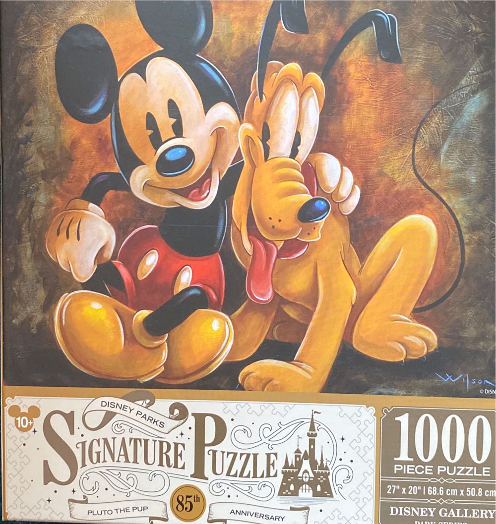 Mickey And Pluto - Disney Parks Signature Puzzle puzzle collectible [Barcode 400920713880] - Main Image 4
