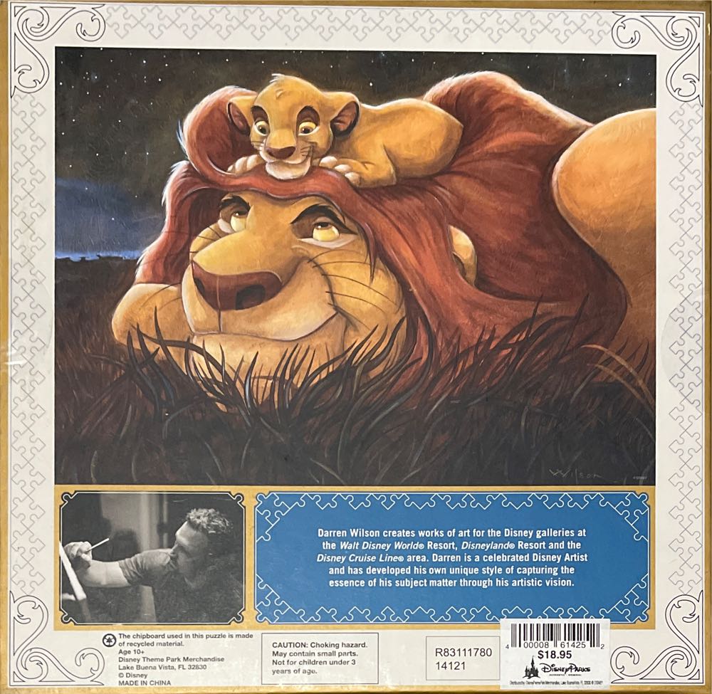 Disney The Signature Series: The Lion King 20th Anniversary - Disney Parks Signature Puzzle puzzle collectible [Barcode 400008614252] - Main Image 2