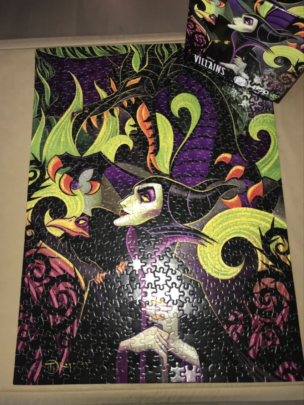 Maleficent-DONE - Ceaco puzzle collectible [Barcode 021081240741] - Main Image 2