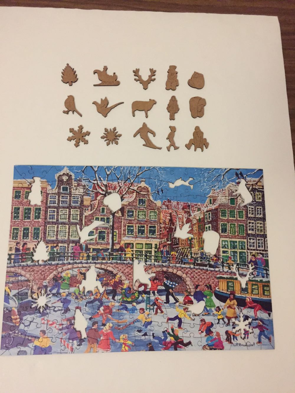 WINTER SPORTS - Wentworth Wooden Puzzles puzzle collectible [Barcode 6050265364731] - Main Image 3