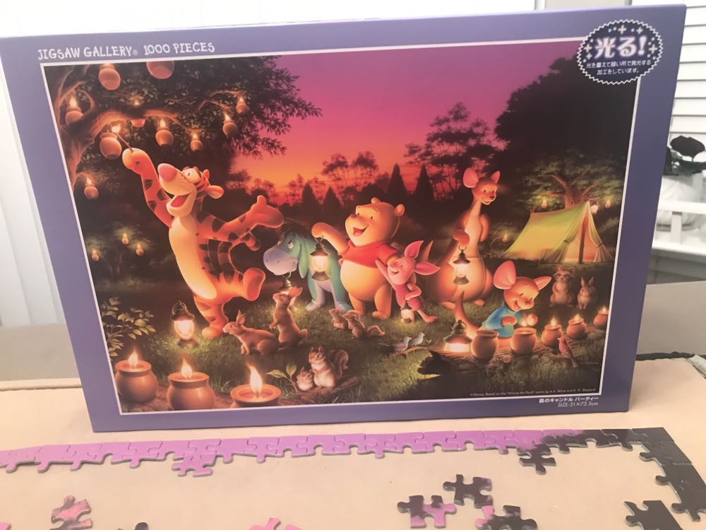 D-1000-270: Candle Party in the Forest - Tenyo puzzle collectible [Barcode 4905823942703] - Main Image 2