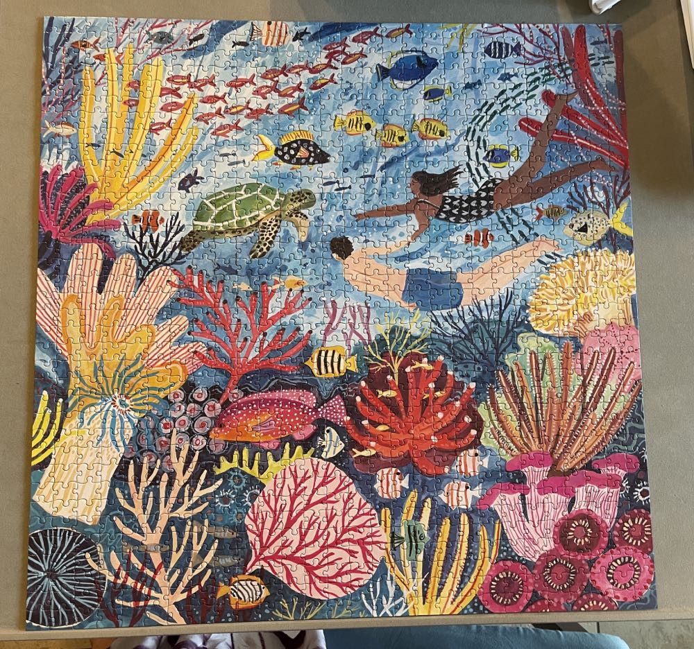 Coral Reef*^ - Eeboo puzzle collectible [Barcode 689196510410] - Main Image 2