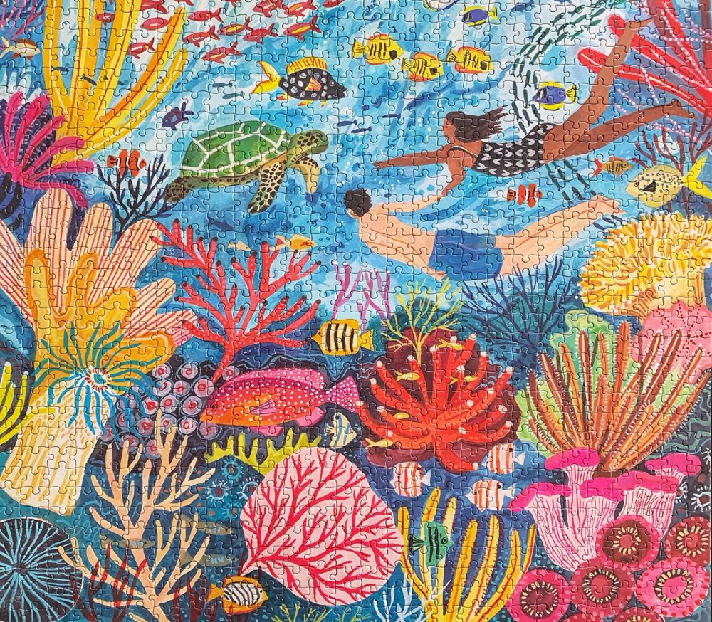 Coral Reef*^ - Eeboo puzzle collectible [Barcode 689196510410] - Main Image 4