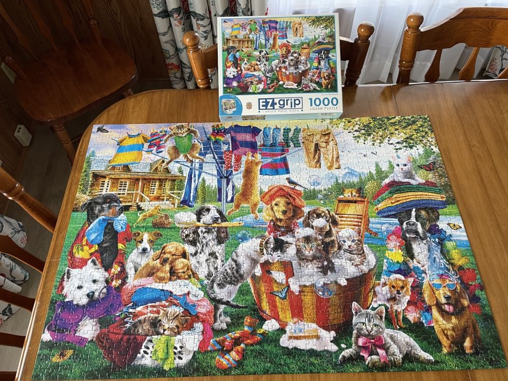 Laundry Day Rascals - MasterPieces puzzle collectible [Barcode 705988720437] - Main Image 3