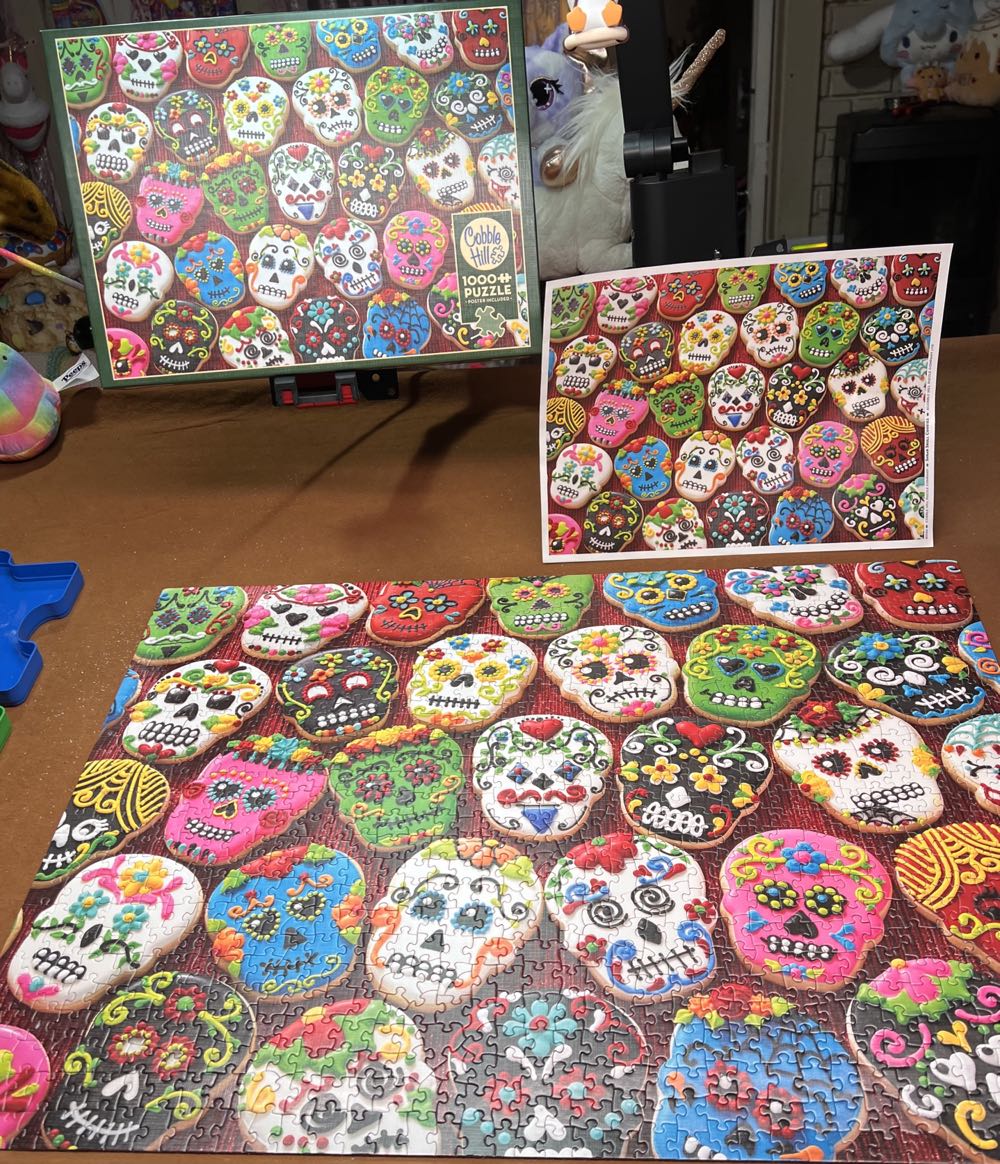 Sugar Skull Cookies  - Cobble Hill puzzle collectible [Barcode 625012801447] - Main Image 3