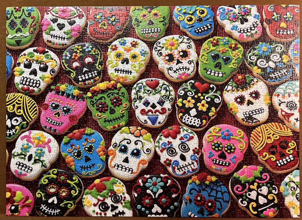 Sugar Skull Cookies  - Cobble Hill puzzle collectible [Barcode 625012801447] - Main Image 4