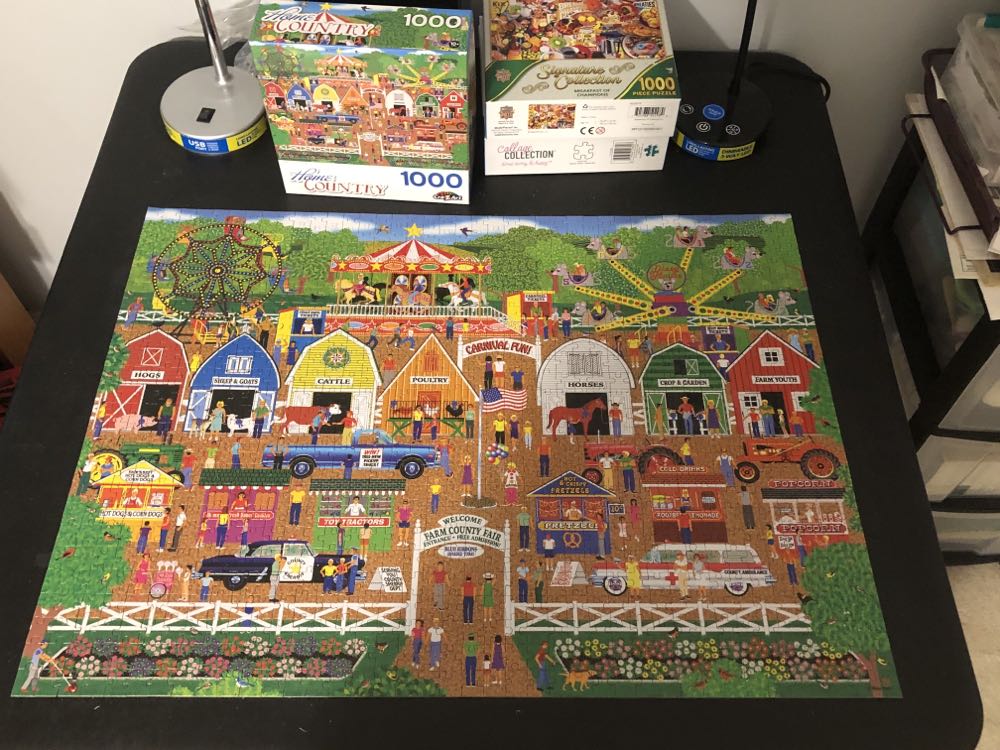 Farm County Fair - Roseart puzzle collectible [Barcode 4895145427135] - Main Image 2