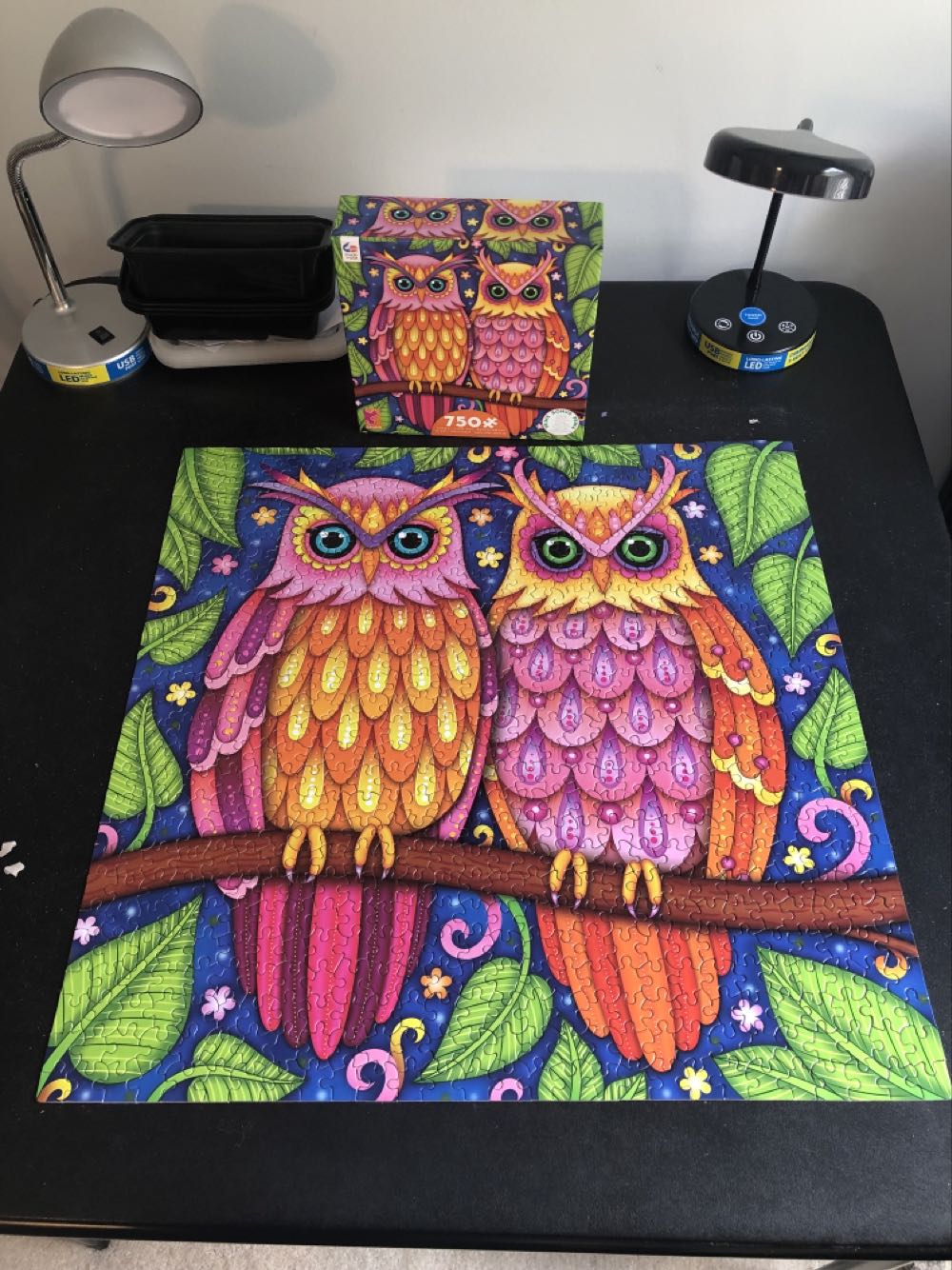 Groovy Animals Owls - Ceaco puzzle collectible [Barcode 021081291583] - Main Image 2