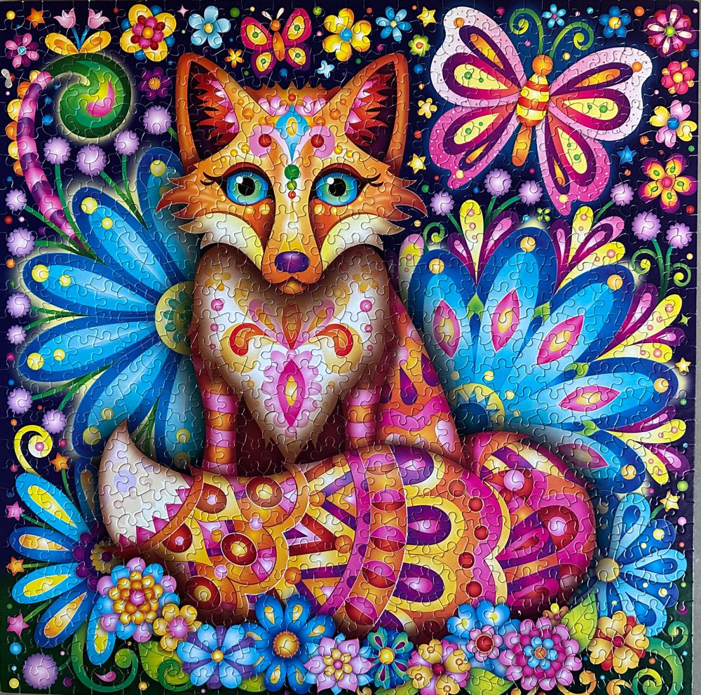 Groovy Animals - Fox - Ceaco puzzle collectible [Barcode 021081291590] - Main Image 2