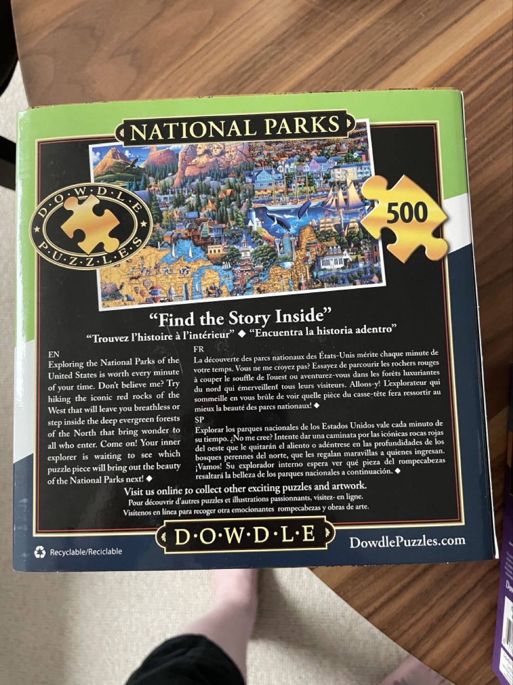 Dowdle: National Parks - Dowdle 🇺🇸 puzzle collectible [Barcode 671095203654] - Main Image 3
