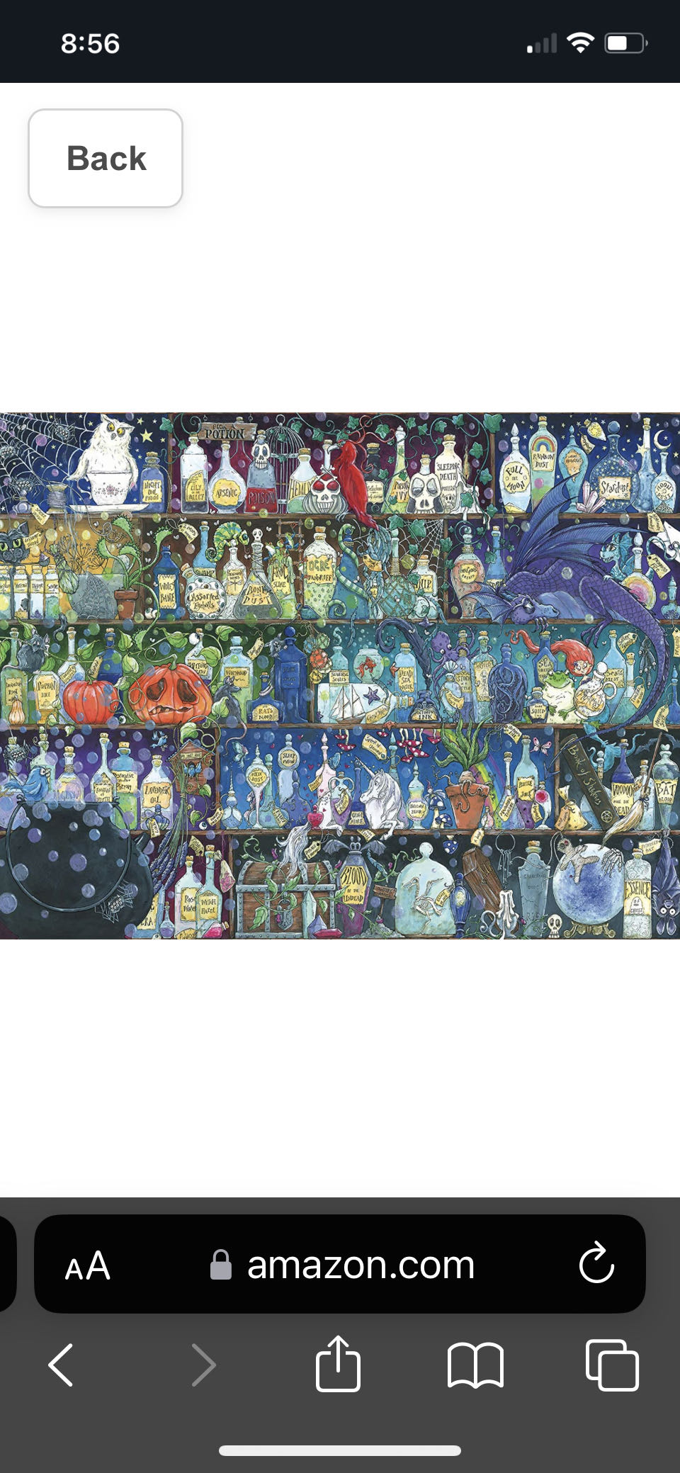 Poisons and potions - Ravensburger puzzle collectible [Barcode 4005556160105] - Main Image 2