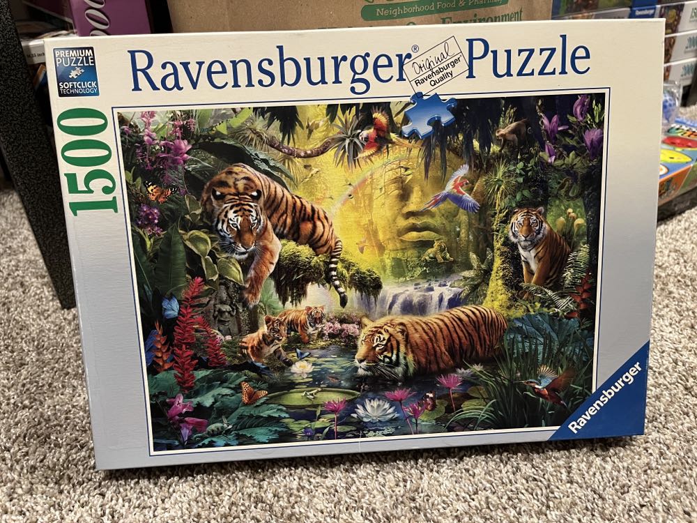 Tranquil Tigers - Ravensburger puzzle collectible [Barcode 4005556160051] - Main Image 2