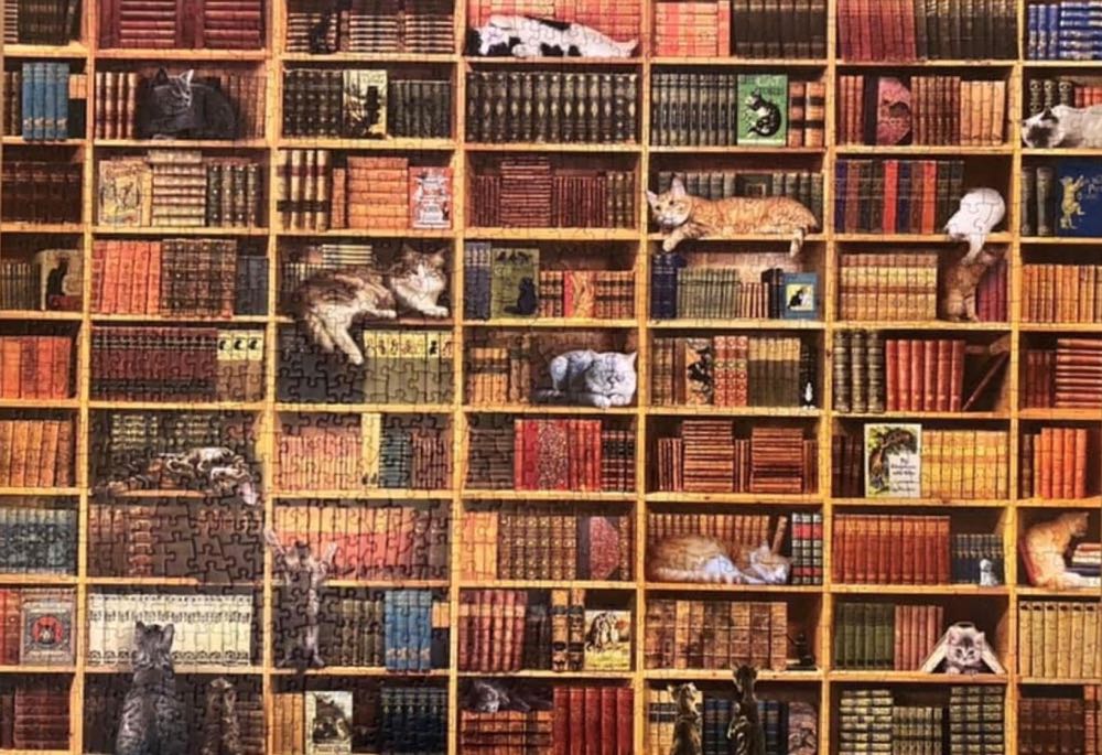 The Cat Library - Cobble Hill puzzle collectible [Barcode 625012802161] - Main Image 3