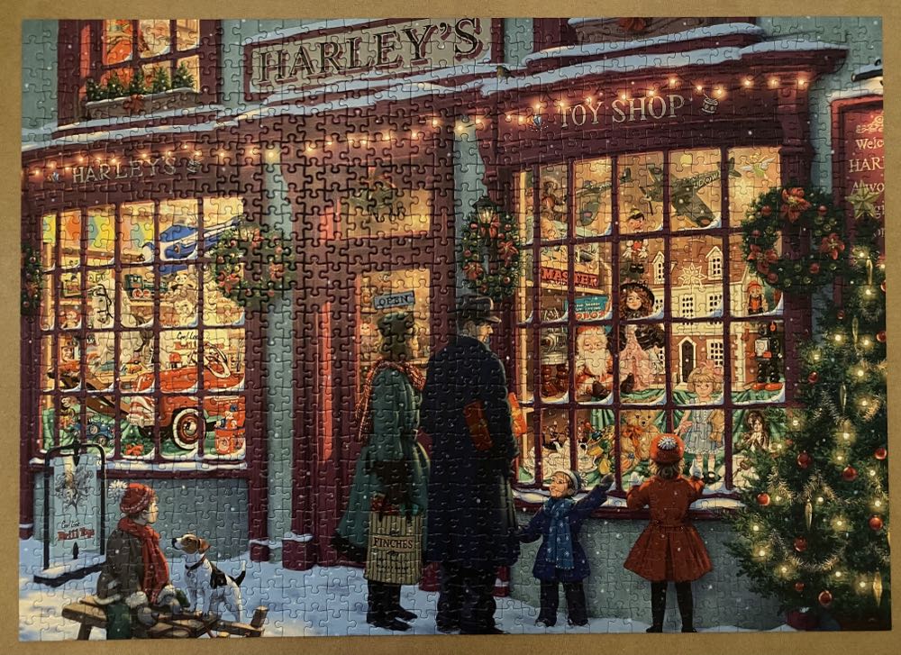 Santa Visits The Toy Shop - Falcon puzzle collectible [Barcode 8710126110560] - Main Image 2