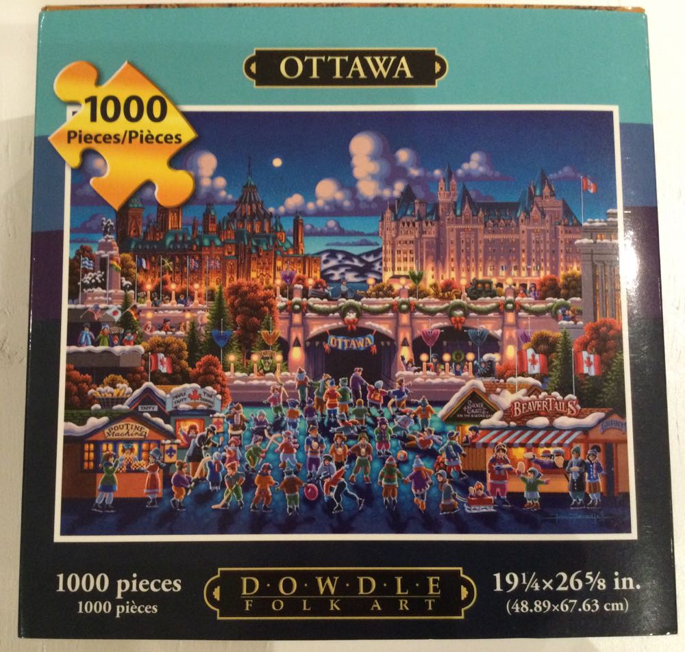 Ottawa - Dowdle Folk Art puzzle collectible [Barcode 671095402408] - Main Image 2