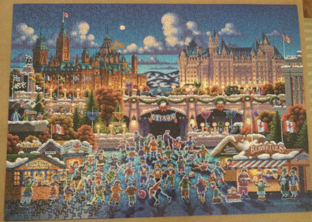 Ottawa - Dowdle Folk Art puzzle collectible [Barcode 671095402408] - Main Image 3