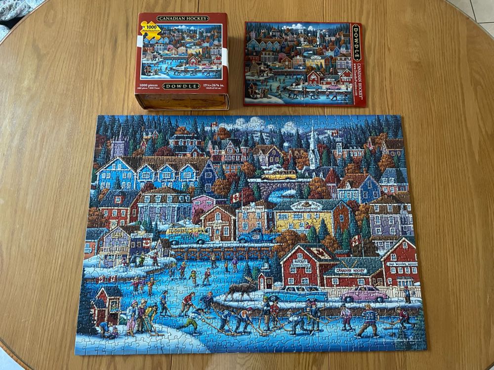 Canadian Hockey - Dowdle puzzle collectible [Barcode 671095403092] - Main Image 2