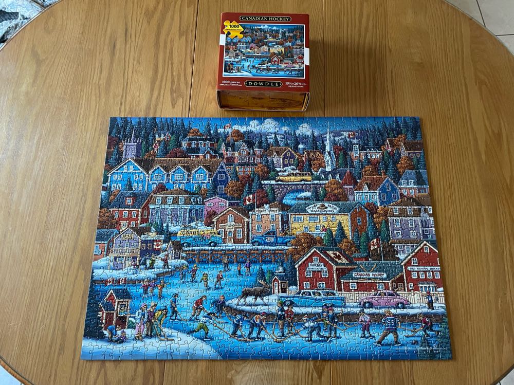 Canadian Hockey - Dowdle puzzle collectible [Barcode 671095403092] - Main Image 4