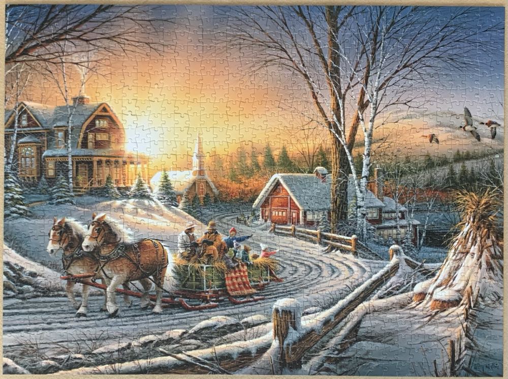 Pleasures Of Winter - Buffalo 🇺🇸 puzzle collectible [Barcode 079346115884] - Main Image 3