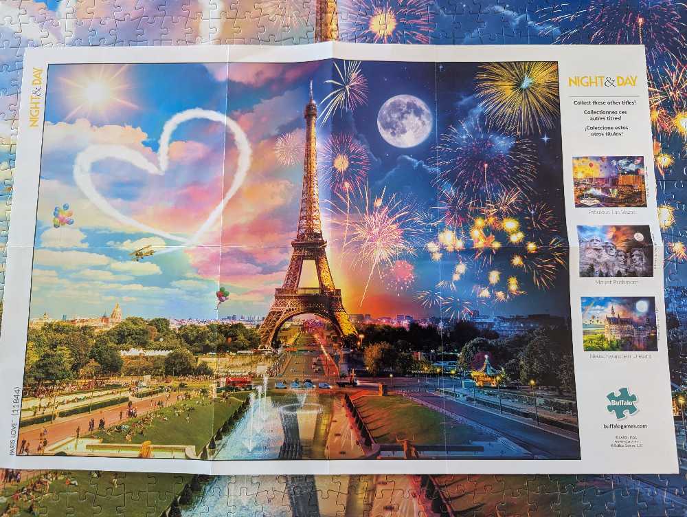 N & D Paris Love - Buffalo puzzle collectible [Barcode 079346118441] - Main Image 4