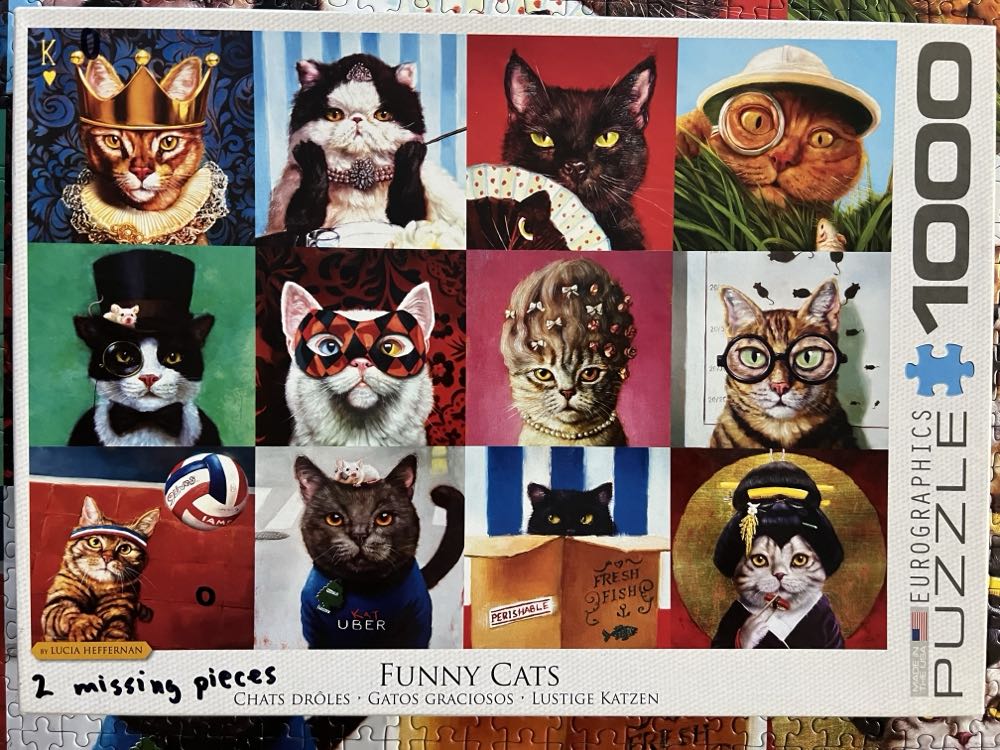 Funny Cats - EuroGraphics puzzle collectible - Main Image 2