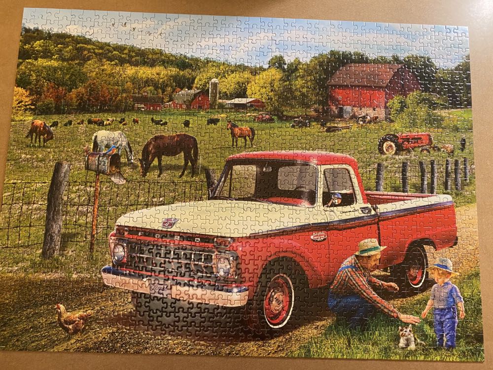Grandpa’s Old Truck - EuroGraphics puzzle collectible - Main Image 2