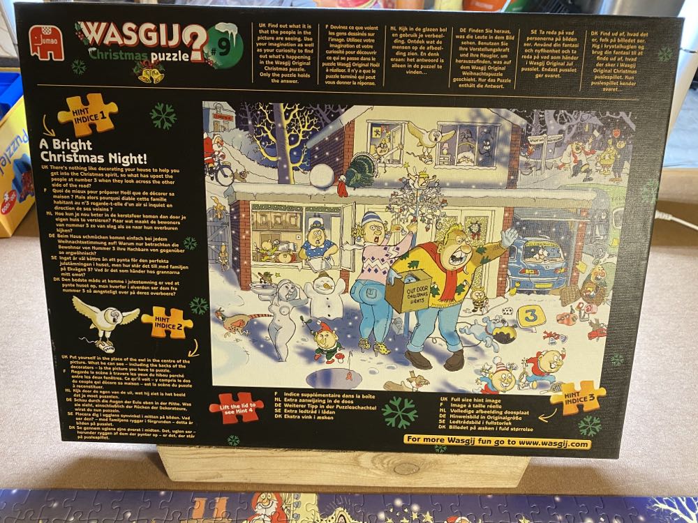 A Bright Christmas Night #9 - Wasgij puzzle collectible - Main Image 2